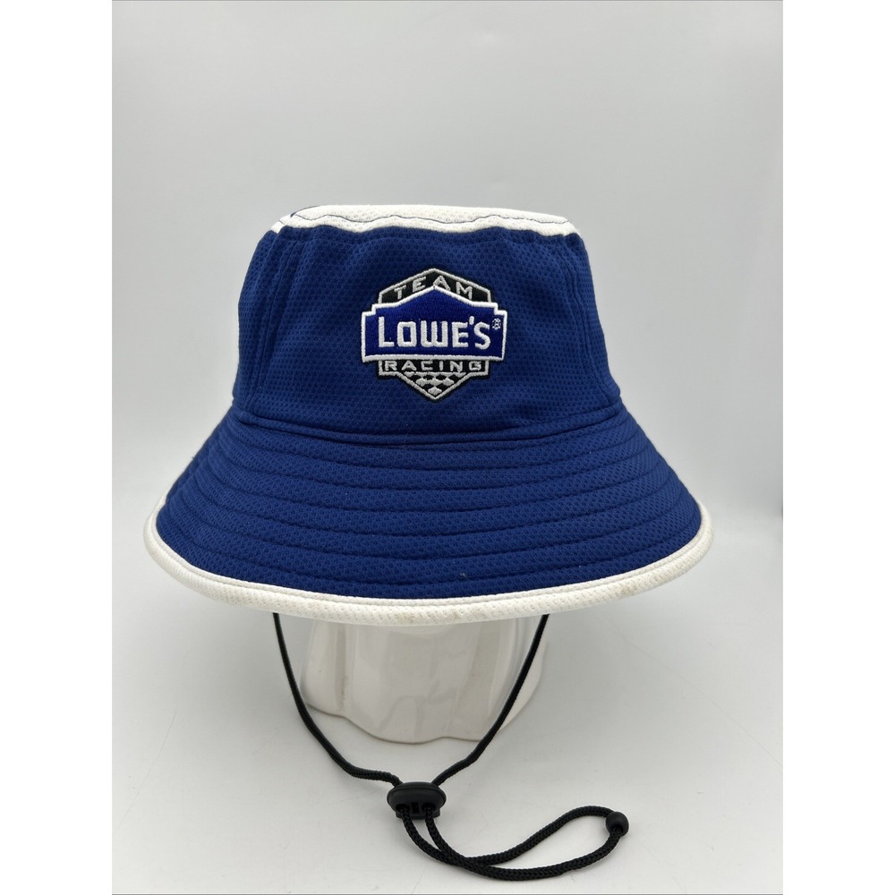 Team Lowe's Racing New Era 48 Blue Bucket Hat NASCAR